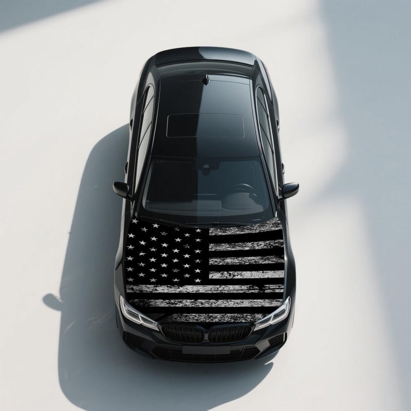 Tobethay Car Hood Flag Cover - 59x51 in Car Hood Cover Eagle Flag with 2 Adjustable Fasteners, Patriotic American Flag Bonnet Banner Universal Fit for Trucks, SUV, 250th Anniversary Flag - Image 4
